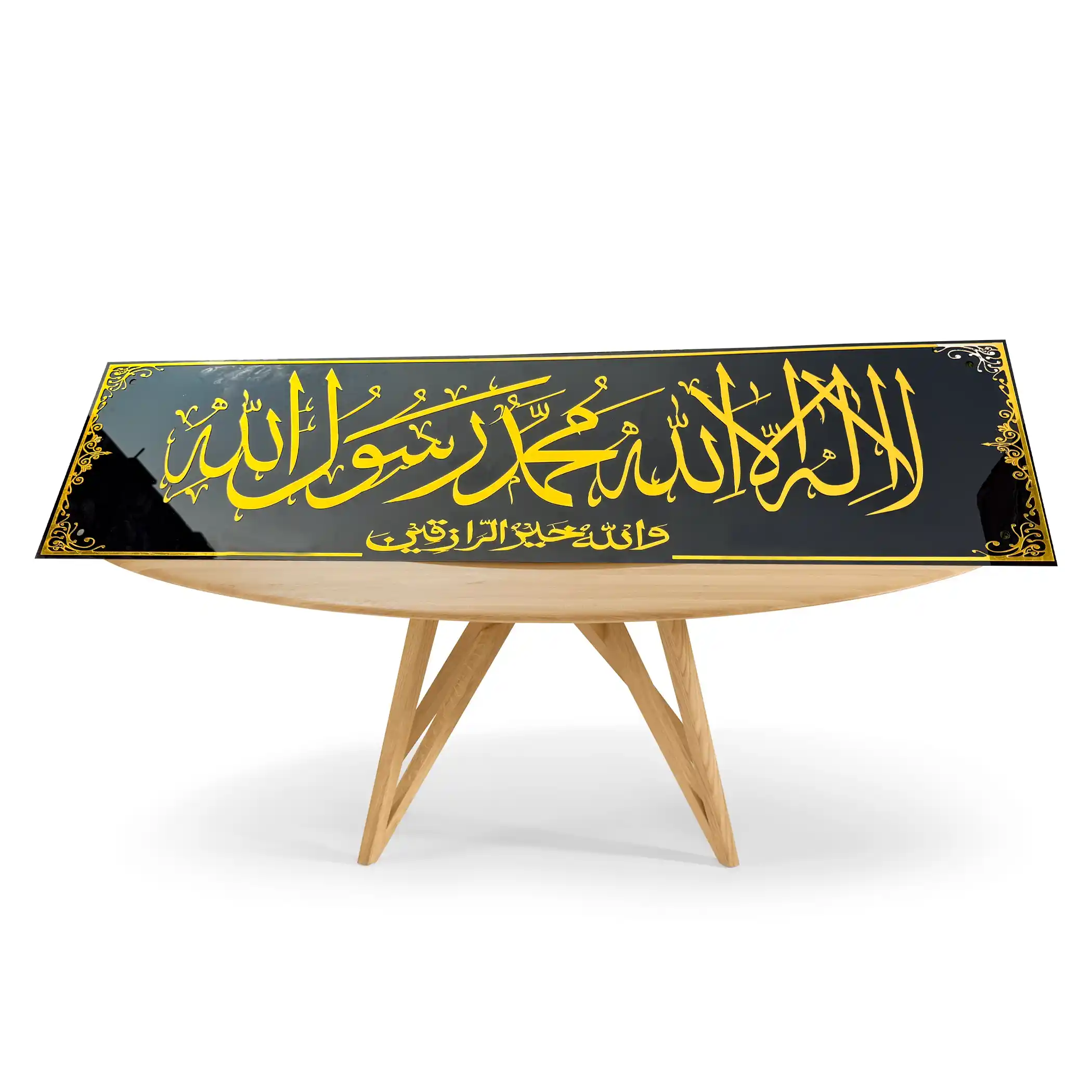 Framed Shahada Wall Art with Acrylic45 - Image 2