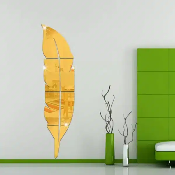 Premium Acrylic Leaf Mirror - Image 2