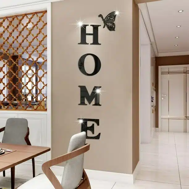 Acrylic Home Sign Letters Wall Decor